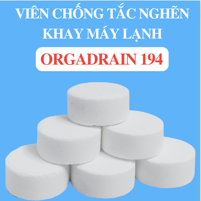 VIÊN CHỐNG TẮC NGHẼN KHAY MÁY LẠNH: ORGADRAIN 194