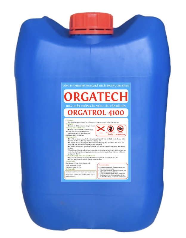 Hoá chất ức chế ăn mòn, cáu cặn cho hệ nước nóng tuần hoàn kín: Orgatrol 4100